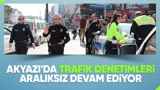 Akyazı'da polis kuş uçurtmuyor