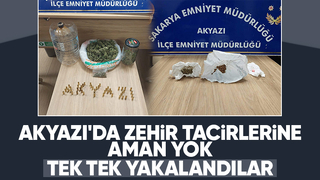 Akyazı'da polis ve jandarmadan uyuşturucuya darbe
