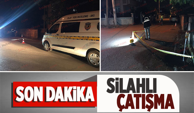 Akyazı'da silahlı çatışma 