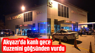 Akyazı'da silahlı saldırı, kuzenini vurdu