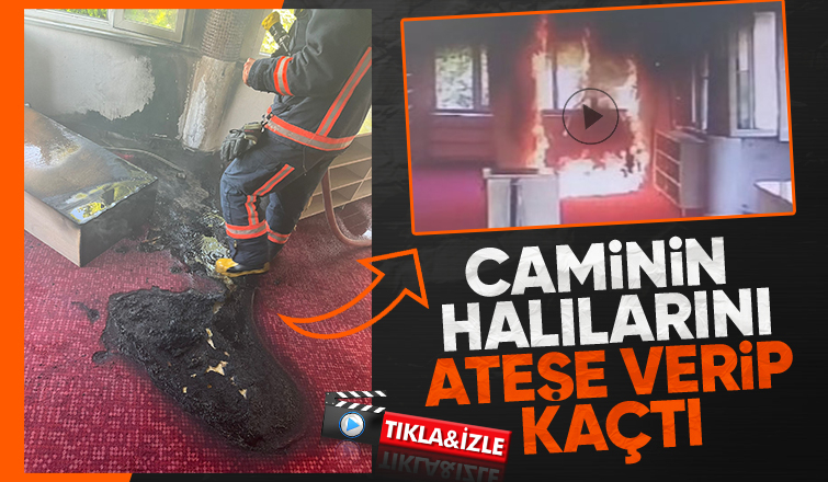 Az kalsın camiyi yakıyordu