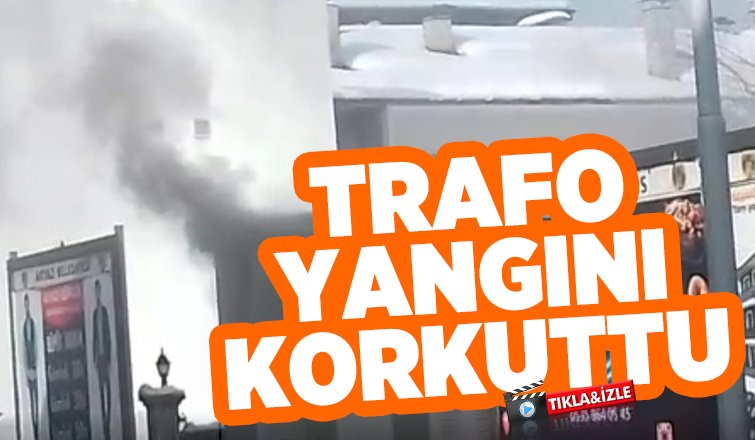 Akyazı'da trafo yangını
