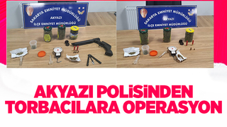 Akyazı'da uyuşturucu operasyonu