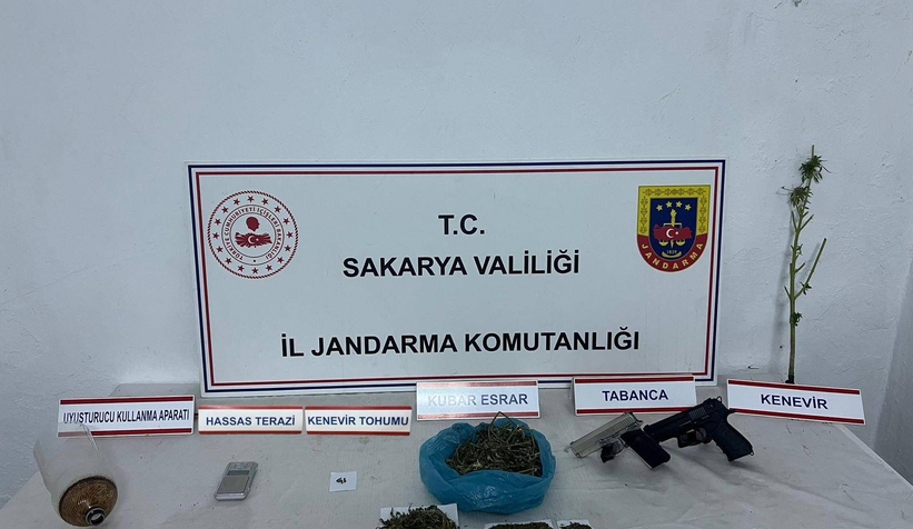 Akyazı da uyuşturucu operasyonu