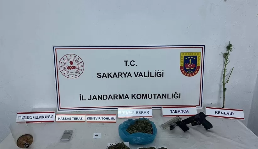 Akyazı da uyuşturucu operasyonu