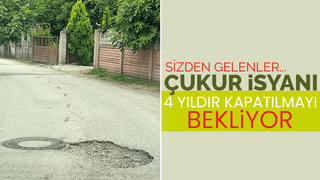 Akyazı'da vatandaşın çukur isyanı: 4 yıldır kapatılmadı