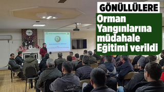 Akyazı da vatandaşlara orman yangınlarına müdahale eğitimi