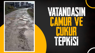 Akyazı'da vatandaşlardan çamur ve çukur tepkisi