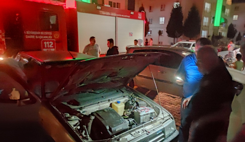 Akyazı'da yangın paniği