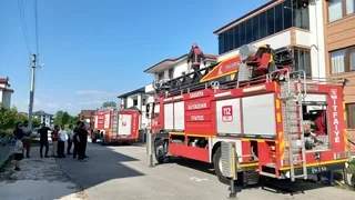 Akyazı'da yangın paniği