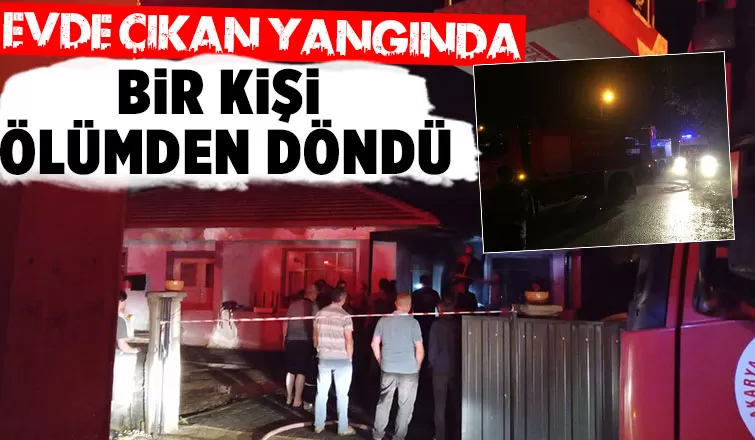 Akyazı'da yangın