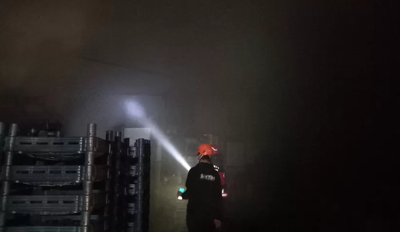 Akyazı'da yangın