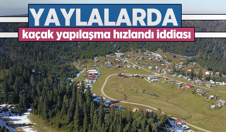 Akyazı'da yaylalarda kaçak yapılaşma iddiası