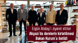 Akyazı'daki derelerin kirletilmesi Bakan Kurum'a aktarıldı