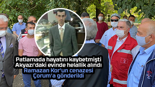 Akyazı'daki evinde helallik alındı