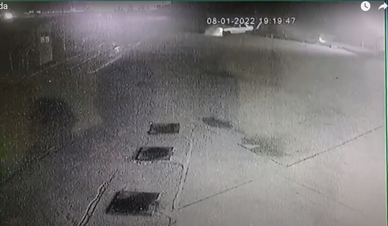 Akyazı'daki feci kaza kamerada