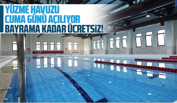 Akyazı'daki yüzme havuzu hizmete giriyor