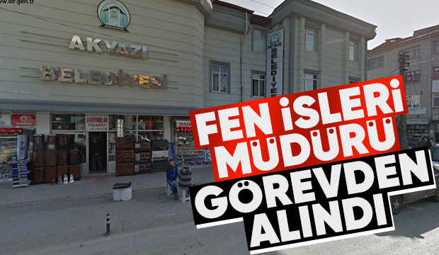 Akyazı Fen İşleri Müdürü değişti