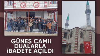 Akyazı Güneş Camii ibadete açıldı