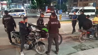 Akyazı'da motosiklet uygulaması