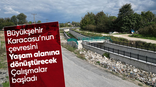 Akyazı Karacasu deresi'nde çalışmalar başladı