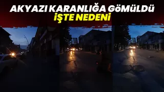 Akyazı karanlığa gömüldü