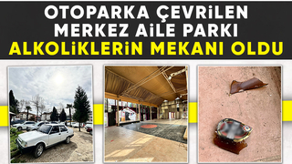 Akyazı merkez aile parkında tepki çeken görüntü