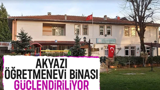 Akyazı Öğretmenevi binası depreme karşı güçlendiriliyor