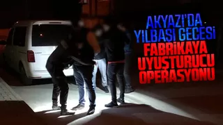 Akyazı polisi uyuşturucuya darbe vurarak yeni yıla girdiler