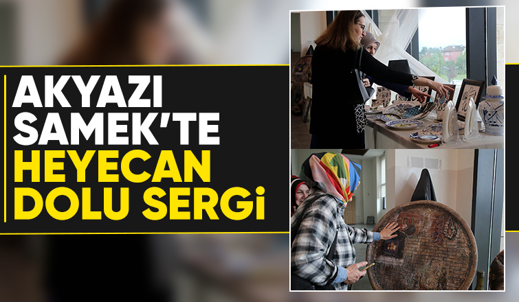 Akyazı SAMEK'te yıl sonu sergisi