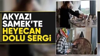 Akyazı SAMEK'te yıl sonu sergisi