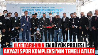 Akyazı Spor Kompleksi'nin temeli atıldı