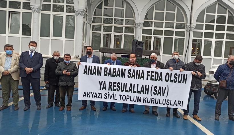 Akyazı STK'lardan Fransa protestosu