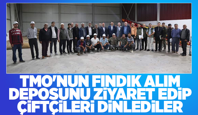 Akyazı TMO fındık alım deposuna ziyaret