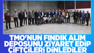 Akyazı TMO fındık alım deposuna ziyaret
