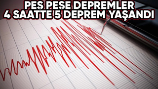 Akyazı ve Karapürçek'te peş peşe depremler