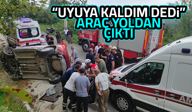 Akyazı ‘da kaza : 3 Yaralı