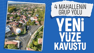 Akyazı’da 4 mahallenin grup yolu yenilendi