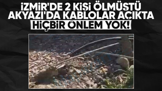 Akyazıda açıkta bırakılan kablolar ölüme davetiye çıkarıyor