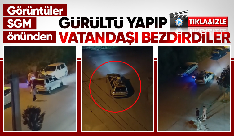Akyazıda apart egzoz ile gürültü yapan gençler tepki çekti