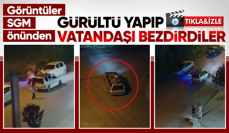 Akyazıda apart egzoz ile gürültü yapan gençler tepki çekti