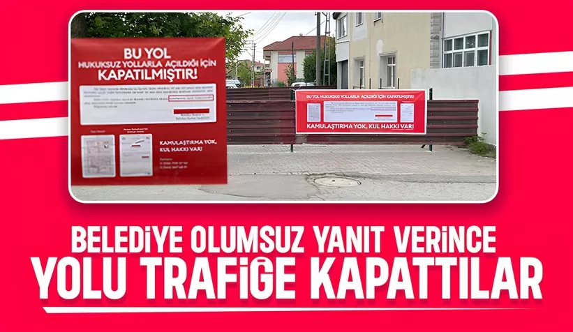 Akyazı’da Arsa Sahipleri Kamulaştırma Talebiyle Yolu Kapattı
