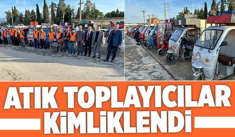 Akyazı’da atık toplayıcılar kimliklendi