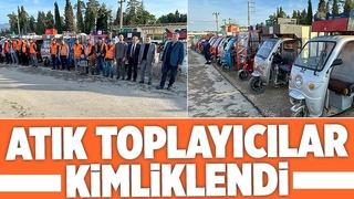 Akyazı’da atık toplayıcılar kimliklendi