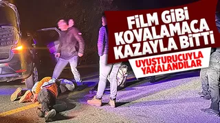 Akyazıda başlayan kovalamaca Hendekte kazayla noktalandı