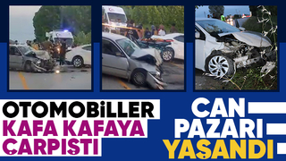 Akyazıda feci kaza: 4 yaralı