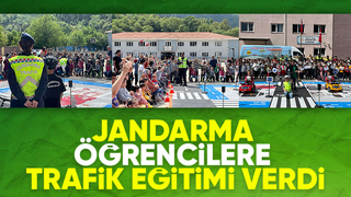 Akyazıda ilkokul ve ortaokul öğrencilerine trafik eğitimi