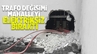 Akyazıda mahalle elektriksiz kaldı