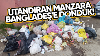 Akyazıda sokak çöplüğe döndü