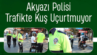 Akyazı’da Trafik Denetimleri Aralıksız Sürüyor